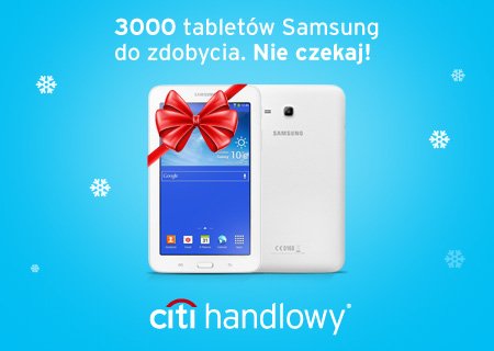 3 000 tabletów Samsung do zdobycia w konkursie Citi Handlowy