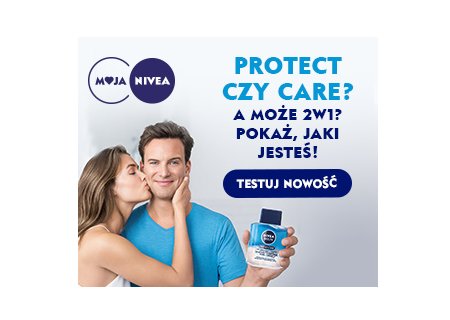 100x wodę po goleniu NIVEA Protect & Care 2W1!