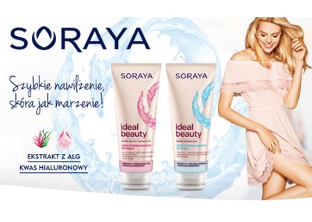 Wygraj zestaw hydro-balsamów marki Soraya