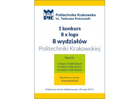 Stwórz logo wydziałów Politechniki Krakowskiej