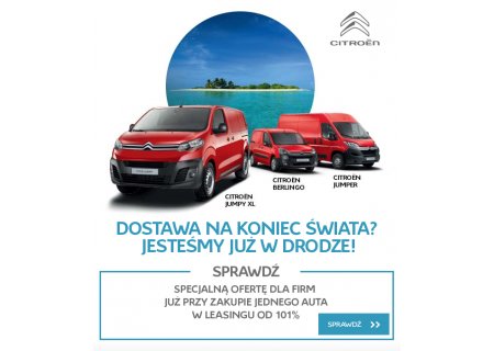 Wyjątkowa oferta na pojazdy użytkowe marki Citroen!