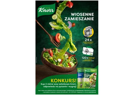 Czas na „Wiosenne zamieszanie” z sosami sałatkowymi Knorr
