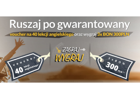 Zgarnij gwarantowany voucher i powalcz o 3 x bon 300 PLN
