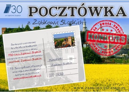 Zaprojektuj pocztówkę z Ząbkowic Śląskich