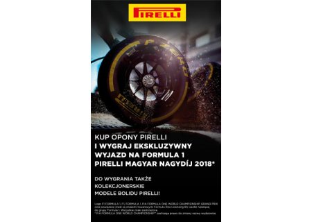 Zgarnij dwuosobowy pakiet wyjazdowy Formula 1 Pirelli Magyar Nagydij 2018