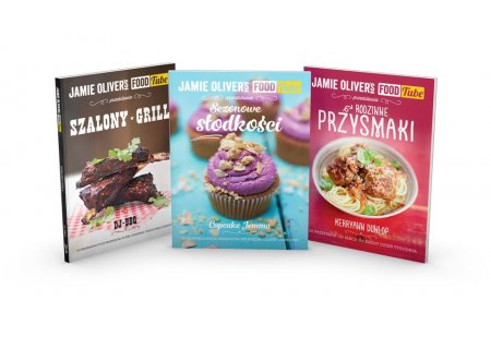 Zgarnij premierowe trzy książki z serii „Food Tube Jamiego Olivera”