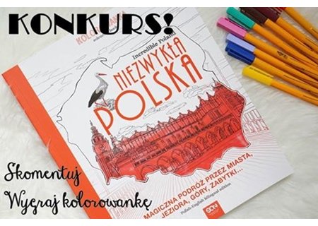 Kolorowanka Niezwykła Polska – wyjątkowa pamiątka