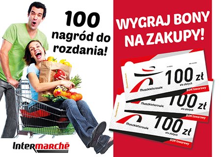 100 nagród o wartości 300 PLN od Intermarche do rozdania!