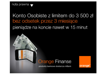 Skorzystaj z dodatkowych pieniędzy od Orange