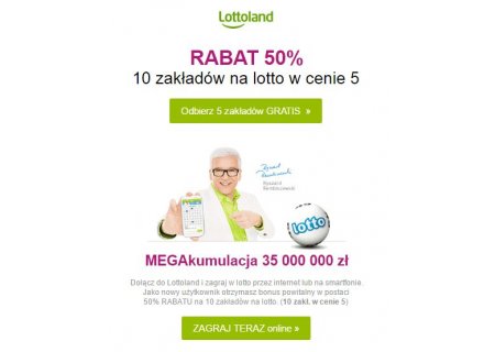 Skorzystaj z mega promocji w Lottoland i wygraj 35 mln zł!