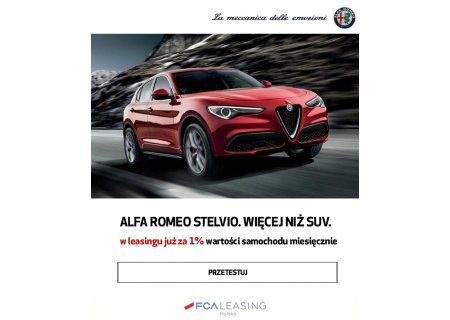 Nowa Alfa Romeo Stelvio w mega ofercie!
