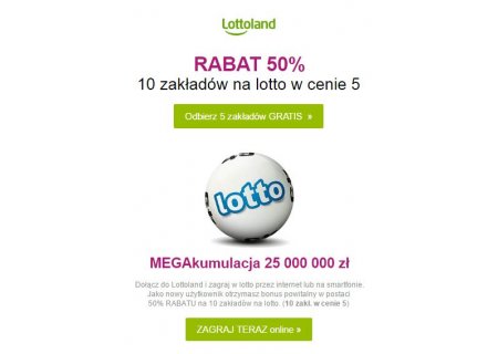 Skorzystaj z mega promocji w Lottoland i wygraj 25 mln!